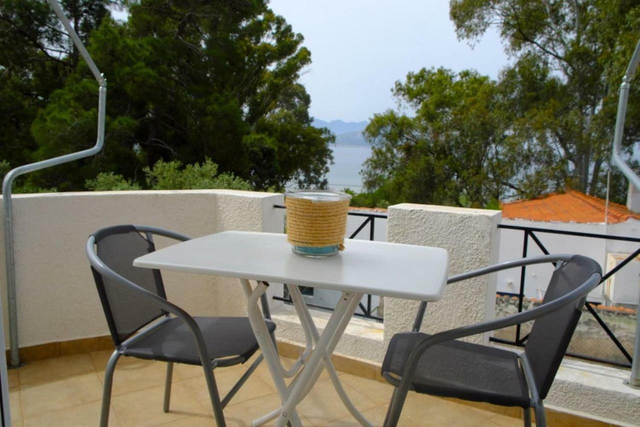 Apartment With Sea View And Balcony 60M From Beach Aegina Exterior photo